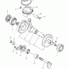 YZ 426F Коленчатый вал и Поршень