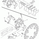 YZ250P Задний суппорт тормозной