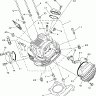 TW200PC/TW200P Головка цилиндра