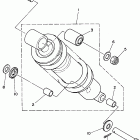 TW 200 Задняя подвеска