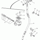 TT-R225 Главный тормозной цилиндр,передний