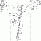 YZ250P Задний торм цилиндр