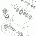 TT-R225 Коленчатый вал и Поршень