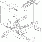 TW 200 Бугель (задний рычаг)