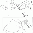 V STAR 1100 CUSTOM-XVS1100PC/XVS1100P Сидение