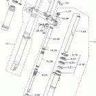 TW 200 Передняя вилка