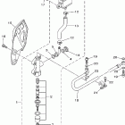 WR250FP Задний торм цилиндр