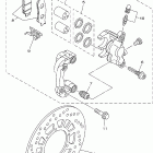 TW200PC/TW200P Передний тормозной суппорт
