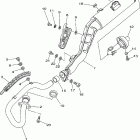 TW200PC/TW200P Выхлопная система