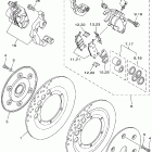 Road Star Midnight Star Передний тормозной суппорт