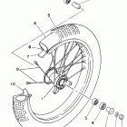 YZ 85 Переднее колесо