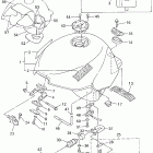 YZF 600R Топливный бак