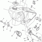 YZ250P Топливный бак