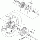TT-R125 Заднее колесо