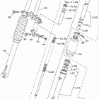 TT-R125 Передняя вилка