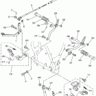TW 200 Подножки