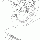 V STAR 650 CUSTOM-XVS650PC/XVS650P Переднее колесо