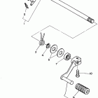 TW 200 Вал переключения