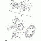 WR 426F Задний суппорт тормозной