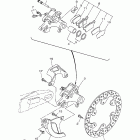 WR 250F Задний суппорт тормозной
