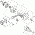 PW80N Коленчатый вал и Поршень