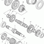 V STAR 1100 CUSTOM-XVS1100PC/XVS1100P Трансмиссия