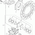 V STAR 1100 CLASSIC-XVS1100ARC/XVS1100AR Задний суппорт тормозной