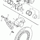 YZF 600R Задний суппорт тормозной