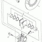 YZF-R1 Задний суппорт тормозной