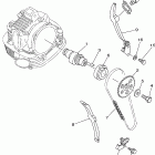 XT225P/XT225PC Цепь механизма газораспределения