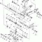 XT225P/XT225PC Бугель (задний рычаг)