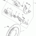 V STAR 650 CUSTOM-XVS650PC/XVS650P Передний тормозной суппорт