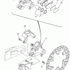 WR 250F Задний суппорт тормозной