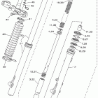 XT 225 Передняя вилка