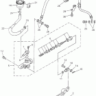 YZF-R1 Задний торм цилиндр