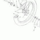 WR426FN Переднее колесо