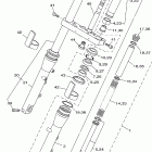 V STAR 1100 CUSTOM-XVS1100PC/XVS1100P Передняя вилка