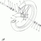 YZ125N Переднее колесо