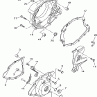 XT225P/XT225PC Крышка картера двигателя