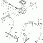 V STAR 1100 CUSTOM-XVS1100PC/XVS1100P Главный тормозной цилиндр,передний