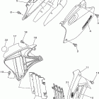 YZ250FN Боковая панель