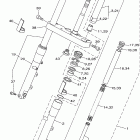 V STAR 650 CUSTOM-XVS650PC/XVS650P Передняя вилка