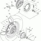 V STAR 650 CUSTOM-XVS650PC/XVS650P Заднее колесо