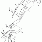 XT 225 Выхлопная система