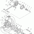 PW 80 Заднее колесо