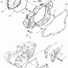 YZ250N Крышка картера двигателя