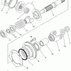 V STAR 650 CUSTOM-XVS650PC/XVS650P Промежуточный ведущий вал