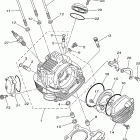 XT225P/XT225PC Головка цилиндра