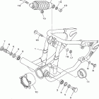 V STAR 650 CUSTOM-XVS650PC/XVS650P Задний рычаг подвески