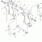 YZ125N Радиатор и Патрубки